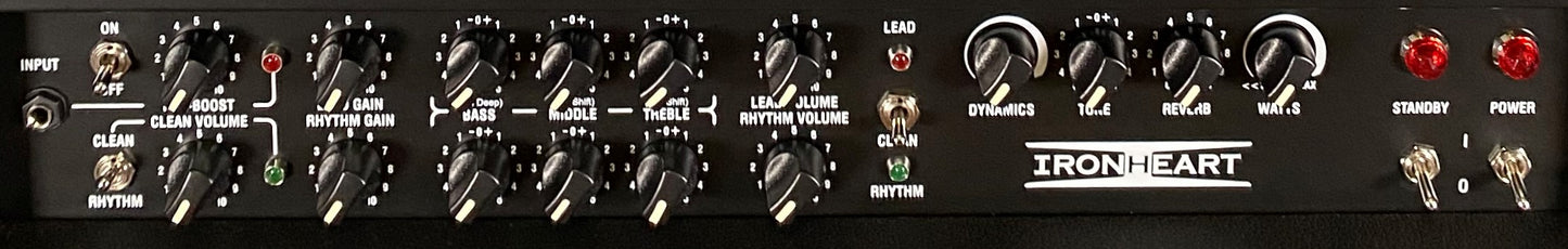 Laney IRT120H Ironheart 120 Watt All Tube Three Channel Guitar Amplifier Head