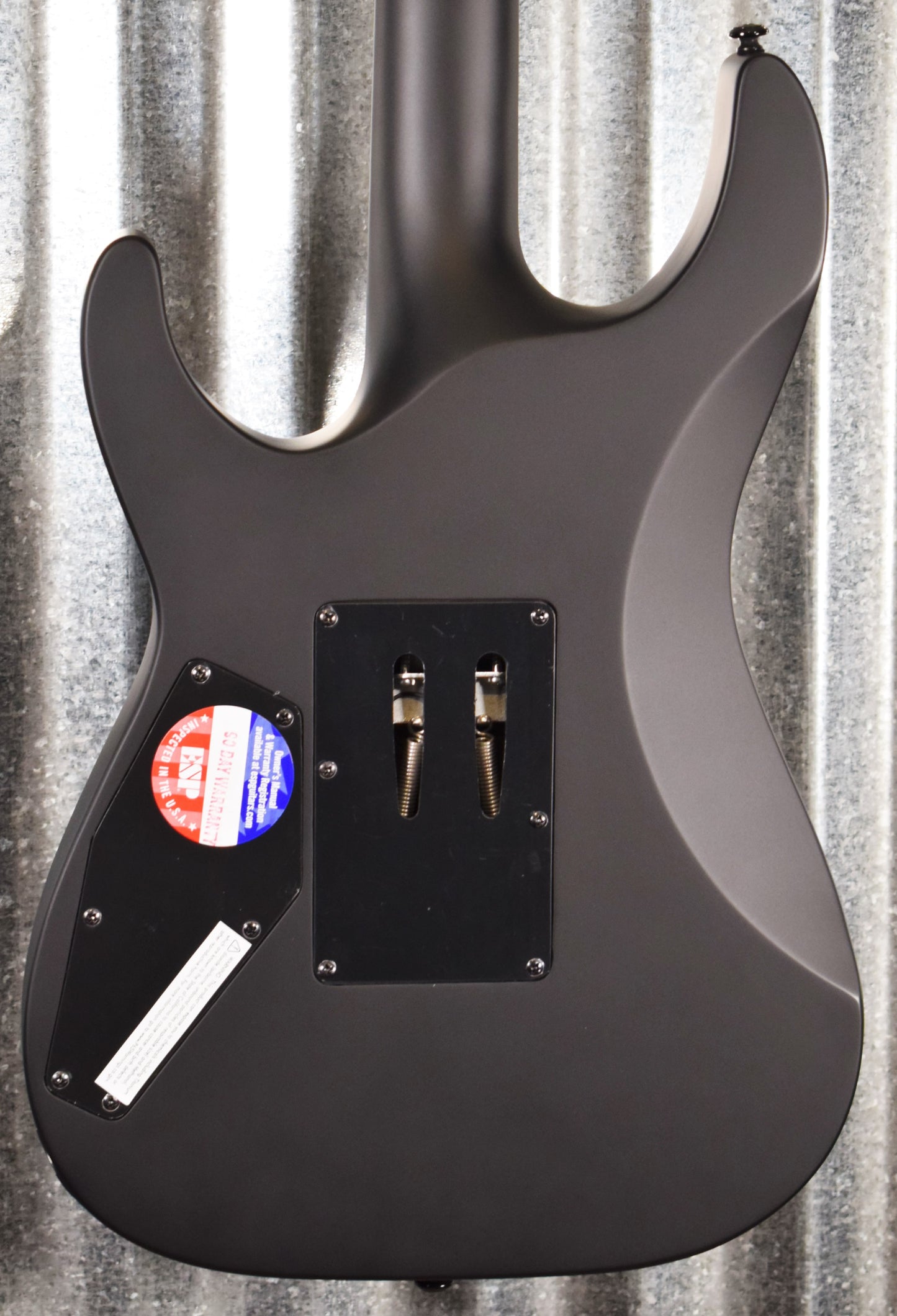 ESP LTD M Black Metal Satin Seymour Duncan Guitar MBKMBLKS #1371 B Stock