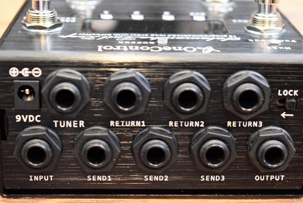 One Control Salamandra Tail Loop Programmable Effect Loop Switcher BJF Buffer Pedal