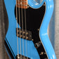G&L USA Fullerton Limited Edition Fallout Bass Miami Blue 4 String Short Scale & Gig Bag #0169