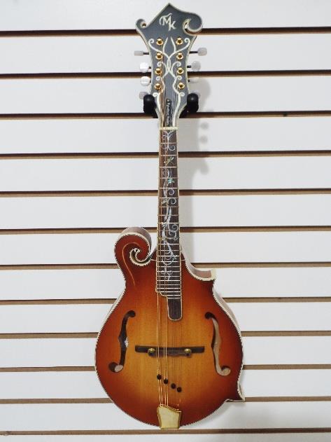 Michael Kelly MKLDFAVS Legacy Dragonfly Flame F Style Mandolin Blemish #0145