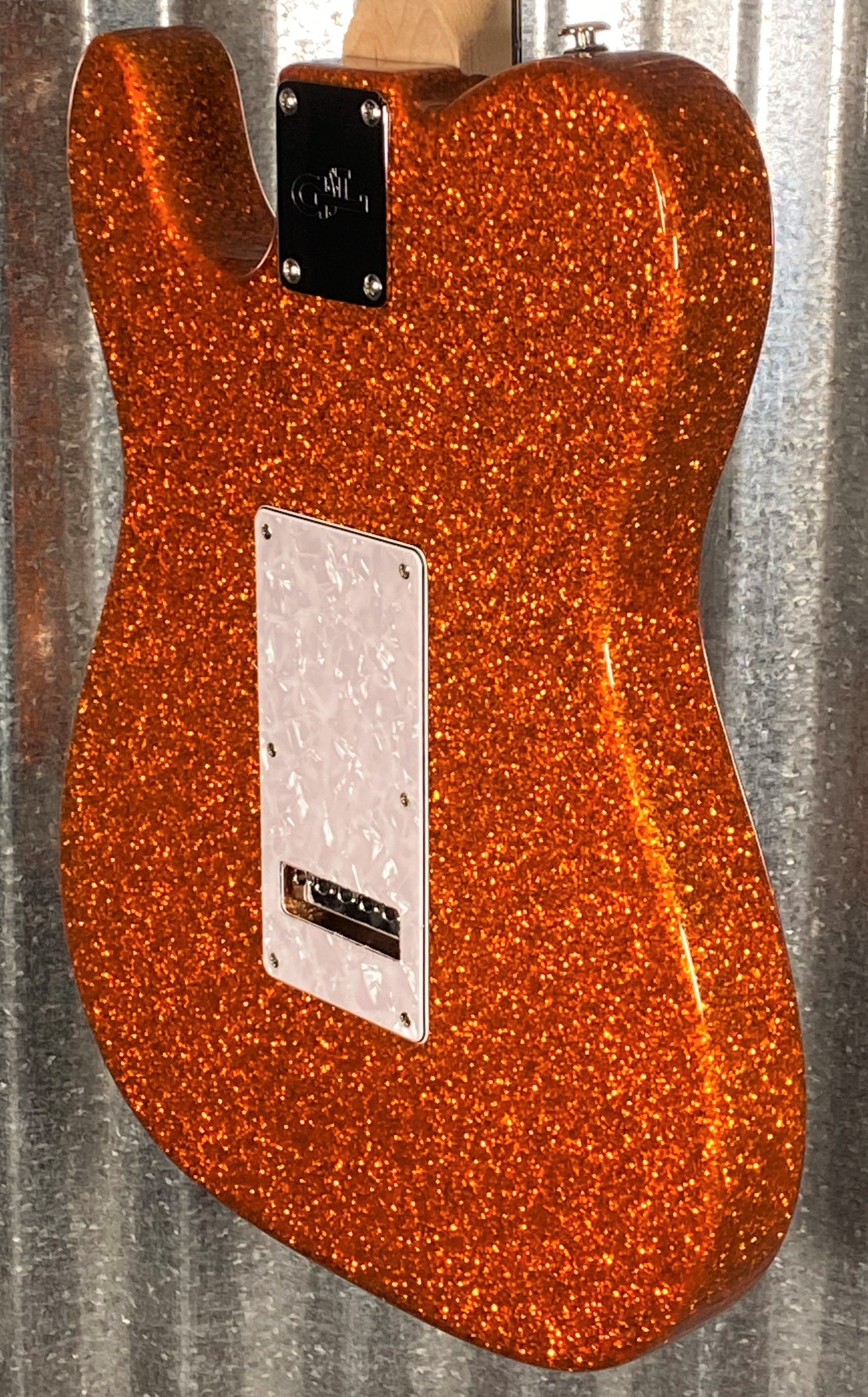 G&L USA ASAT Special Orange Metal Flake Guitar & Case #5205