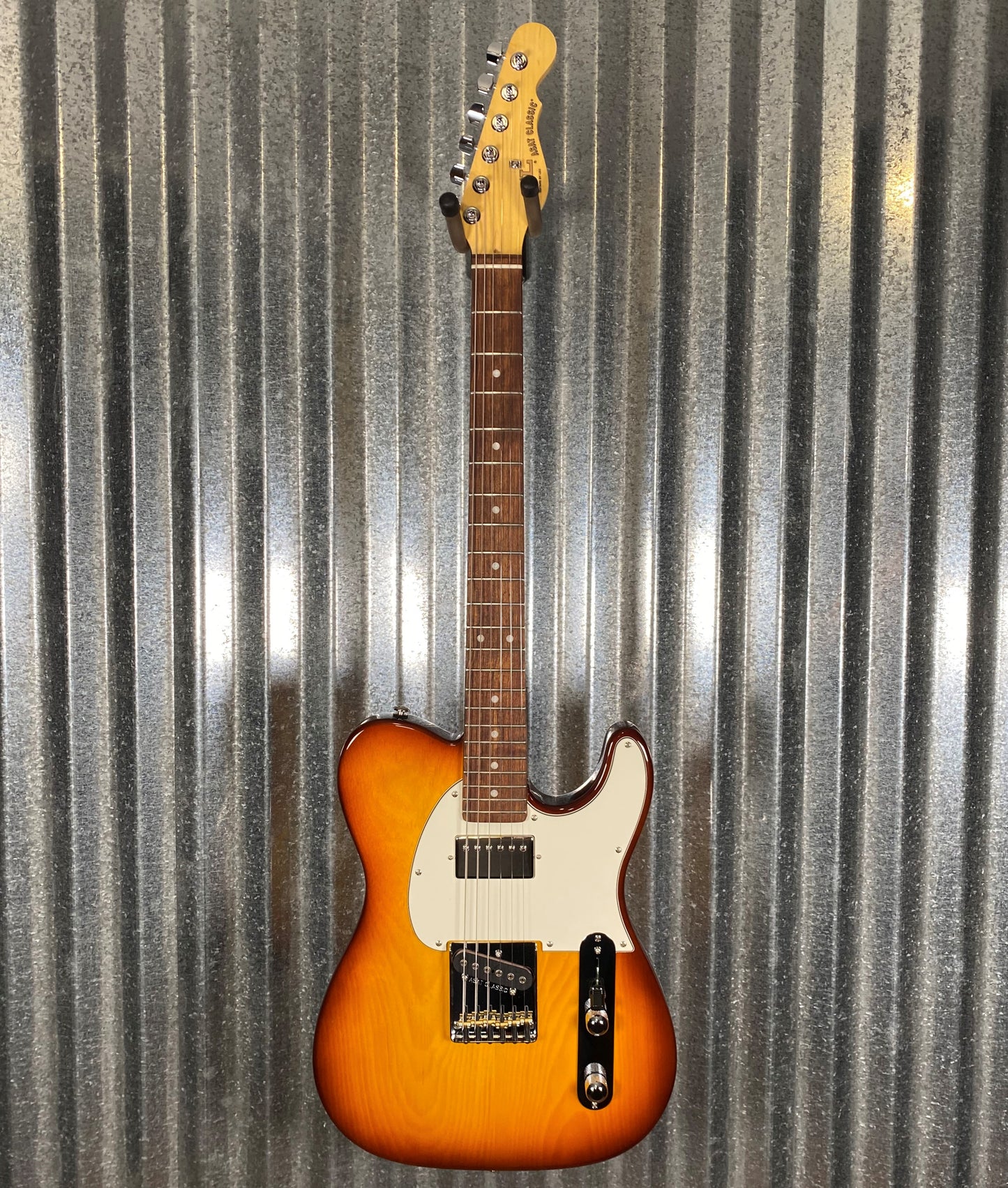 G&L USA 2021 Fullerton Deluxe ASAT Classic Bluesboy Old School Tobacco Sunburst Guitar & Bag #4096 Used