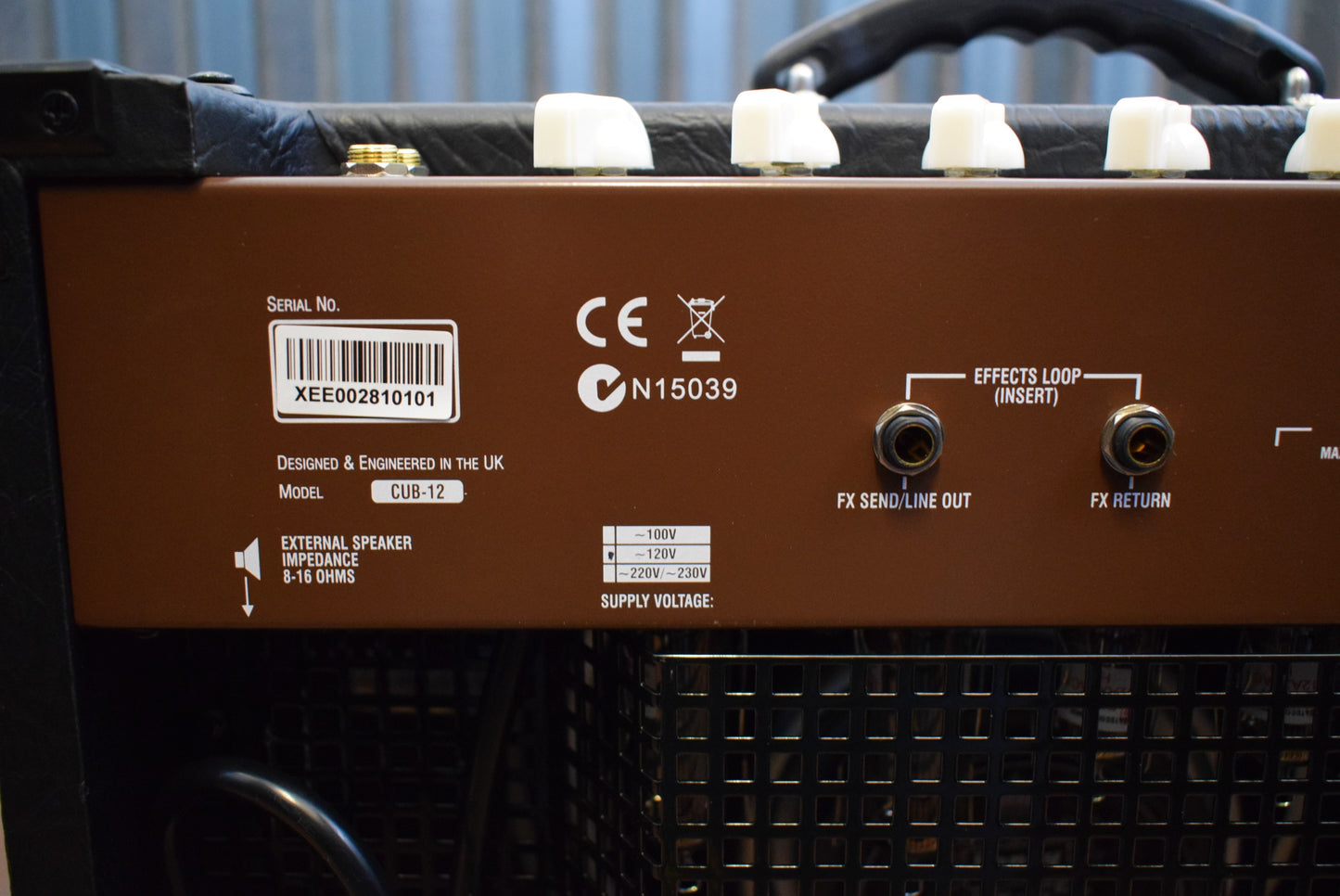 Laney CUB 12 Class AB 15 Watt Tube 12" Guitar Combo Amplifier