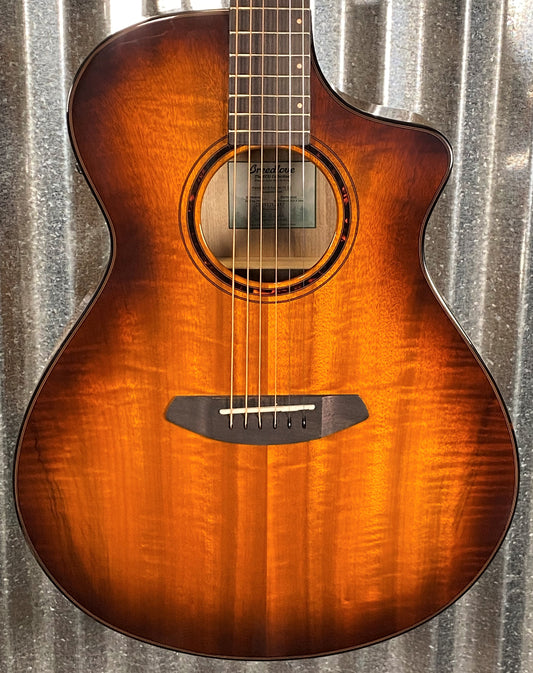 Breedlove Pursuit Exotic S Concert Tiger's Eye CE Myrtlewood Acoustic Electric Guitar PSCN42CEMYMY #2617