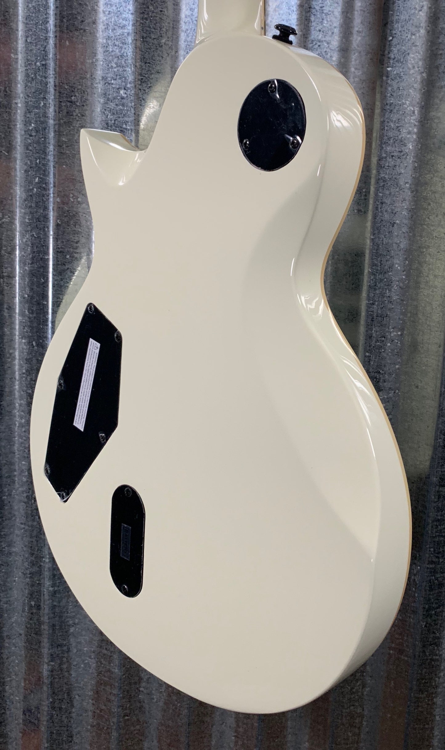 ESP LTD EC-401 Olympic White EMG Guitar & Bag LEC401OW #0554 Demo