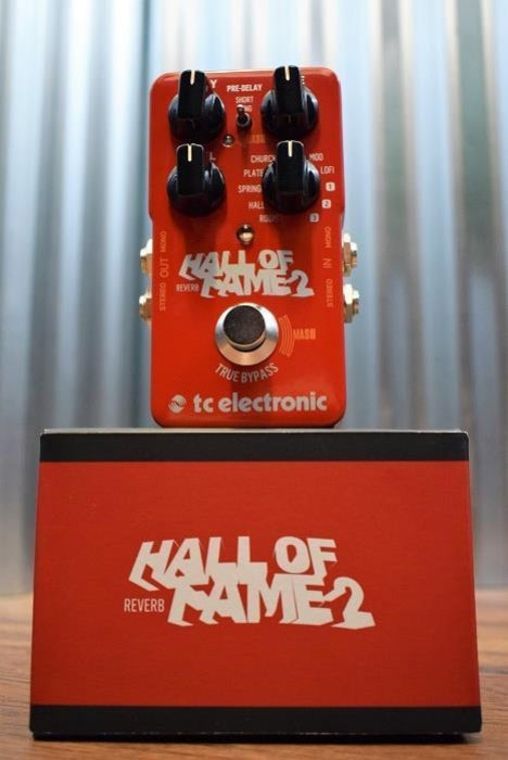 TC Electronic Hall Of Fame 2 Reverb Tone Print Guitar Effect Pedal