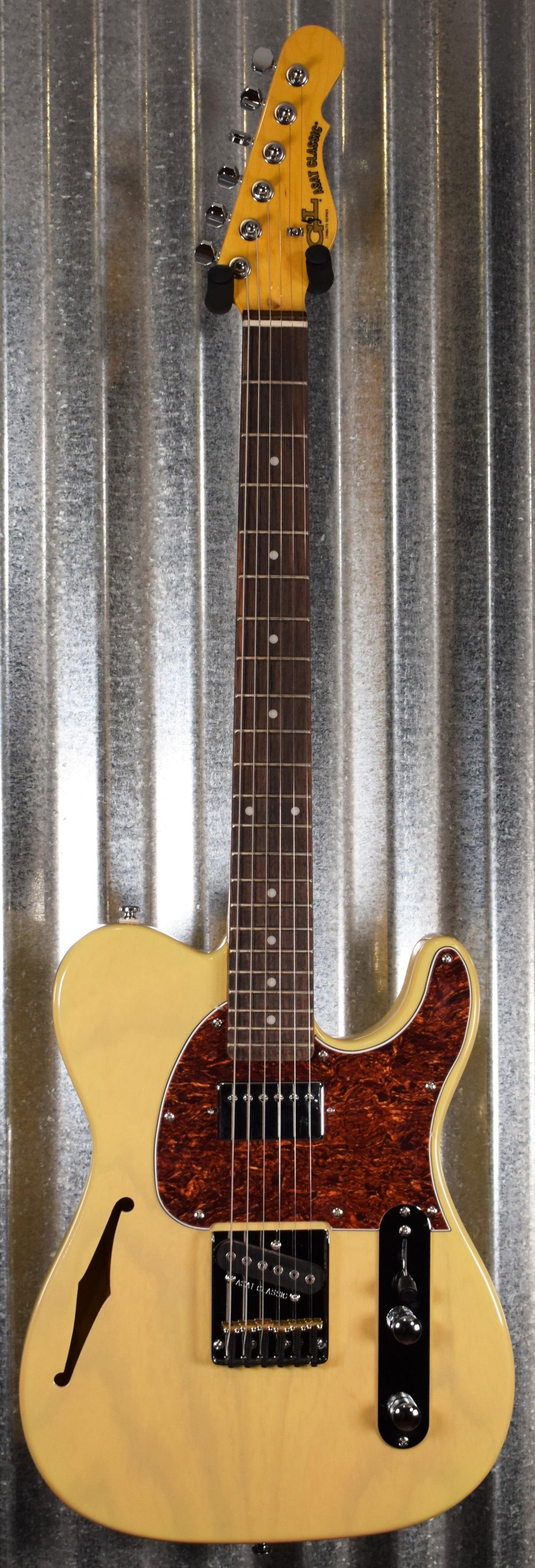 G&L Tribute ASAT Classic Bluesboy Blonde Guitar #4419 Demo