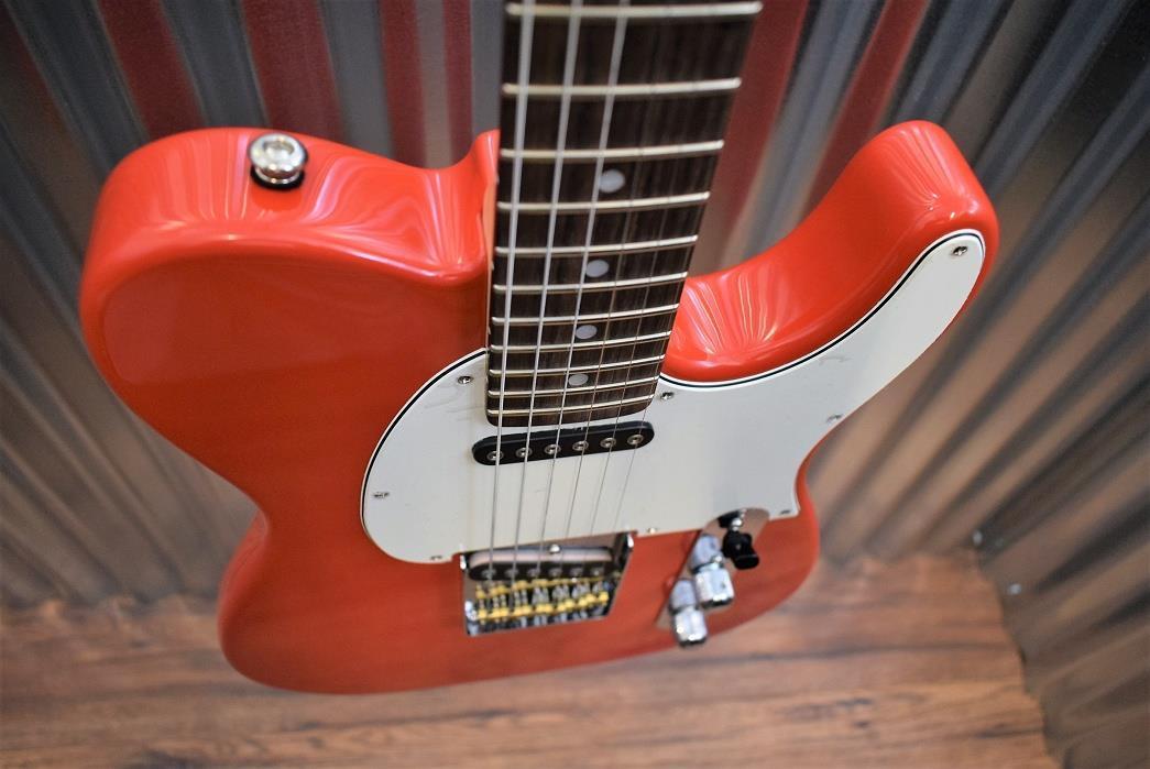 G&L Guitars USA Custom ASAT Classic Fullerton Red Electric Guitar & Case #7817