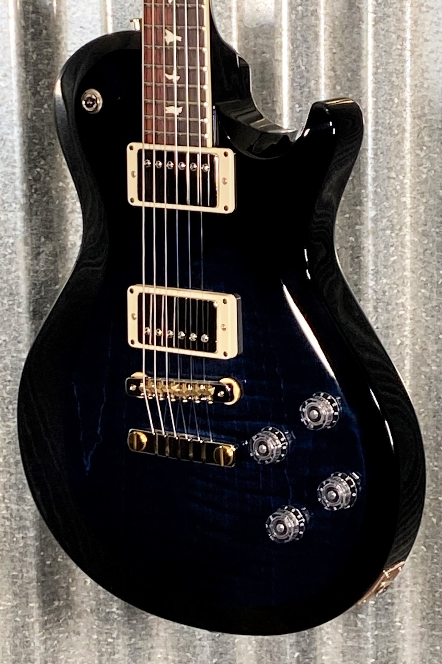PRS Paul Reed Smith USA S2 Singlecut McCarty 594 Dark Blue Blackburst Guitar & Bag #2665