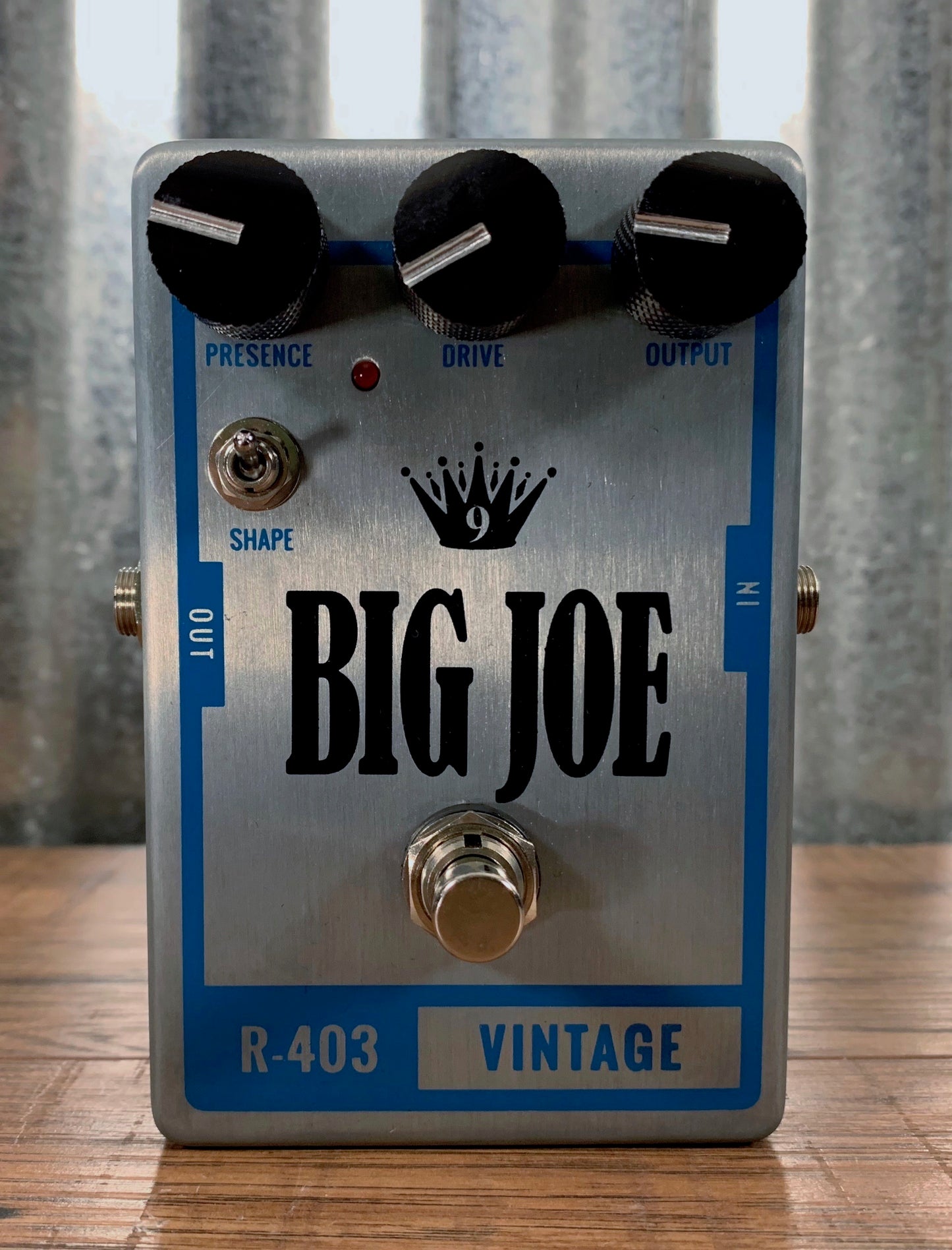 Big Joe Stomp Box Analog Vintage R-403 Raw Series Overdrive Guitar Effects Pedal