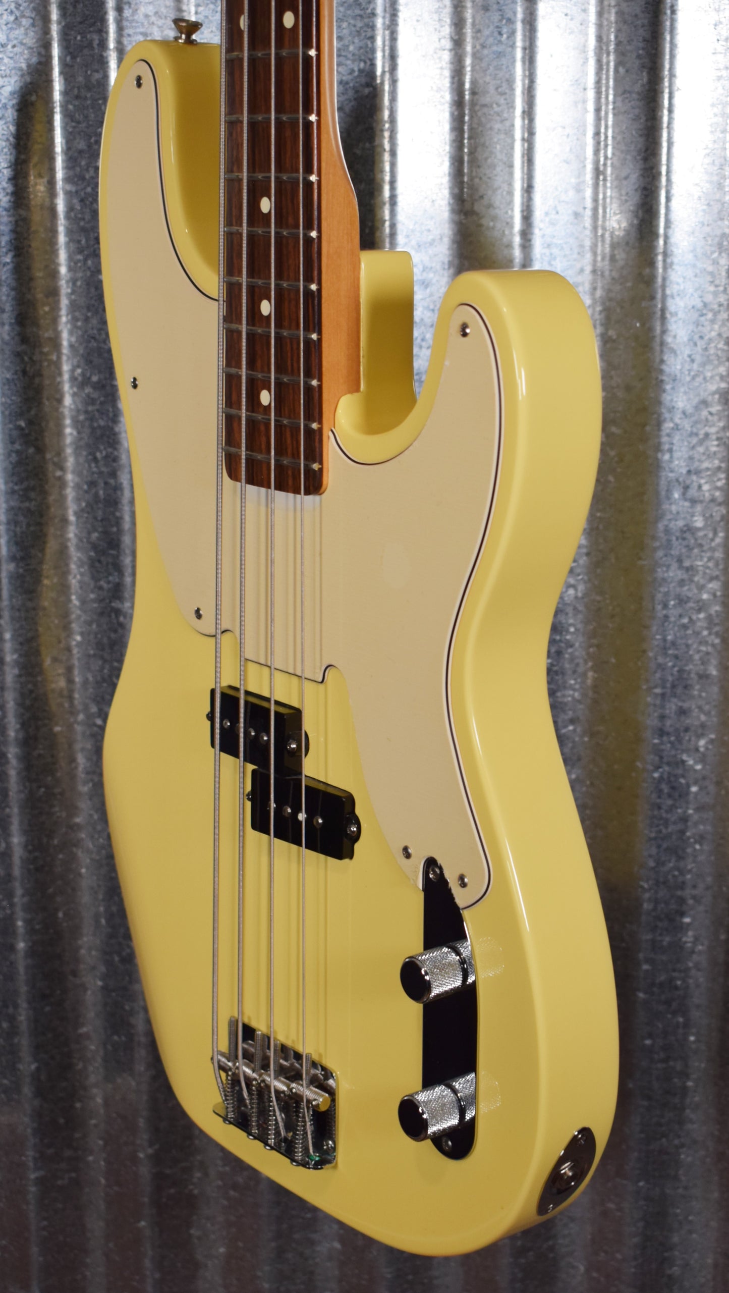 Fender 2003 MIM Standard Telecaster Precision 4 String Bass Vintage White & Bag #9673 Used