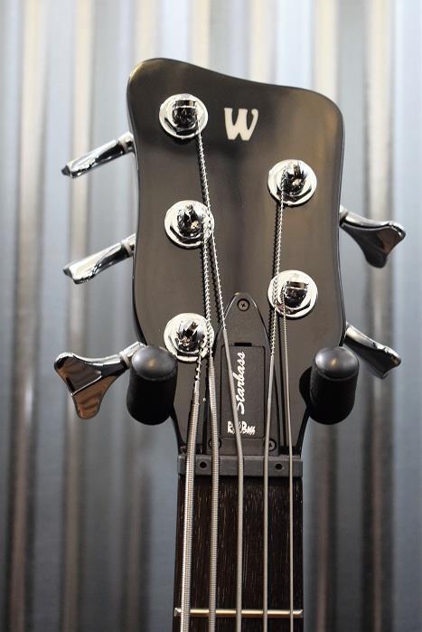 Warwick Rockbass Star Bass 5 String Semi Hollow Bass Gloss Black & Gig Bag #0716