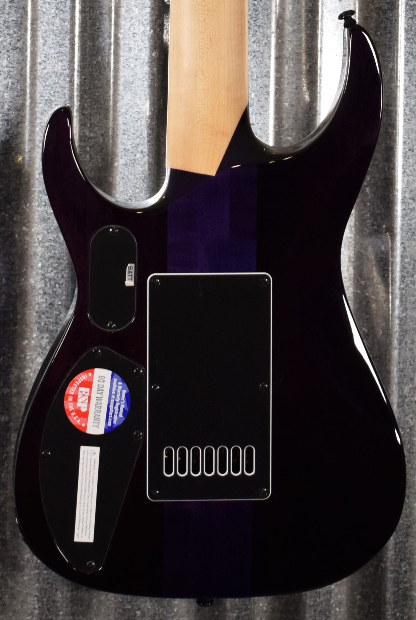 ESP LTD SH-7 Evertune Brian "Head" Welch Signature See Thru Purple Guitar & Case SH7ETFMSTP #1417 Demo