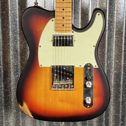 Jet JT350 RELIC SB Tele Style Guitar Sunburst Distressed #0006