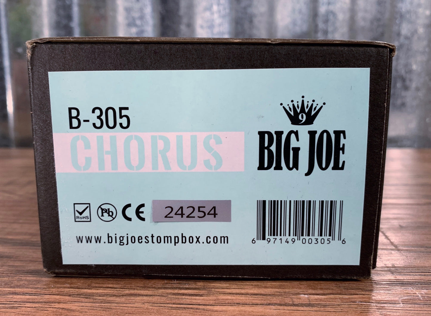 Big Joe Stompbox Analog Chorus B-305 Big Joe Series Chorus Guitar Effects Pedal