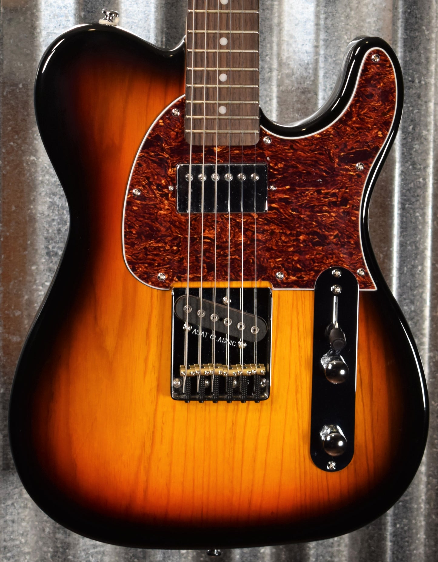 G&L Guitars Tribute ASAT Classic Bluesboy 3 Tone Sunburst Guitar Demo #6970