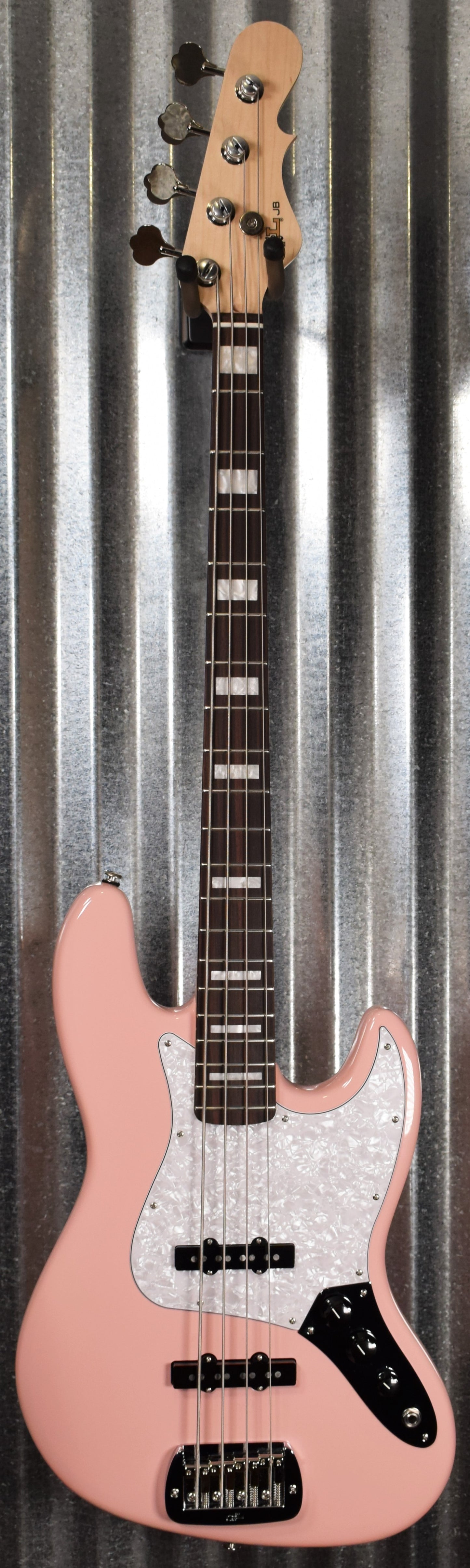 G&L USA Fullerton JB Shell Pink Jazz Bass & Case 2020 #2013