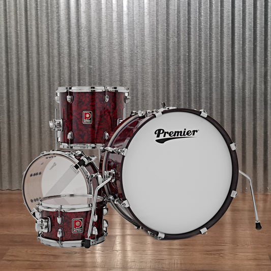 Premier PAH20-4SPBUW Artist Heritage 20" 4 Piece Drum Shell Pack Burgundy Pearl