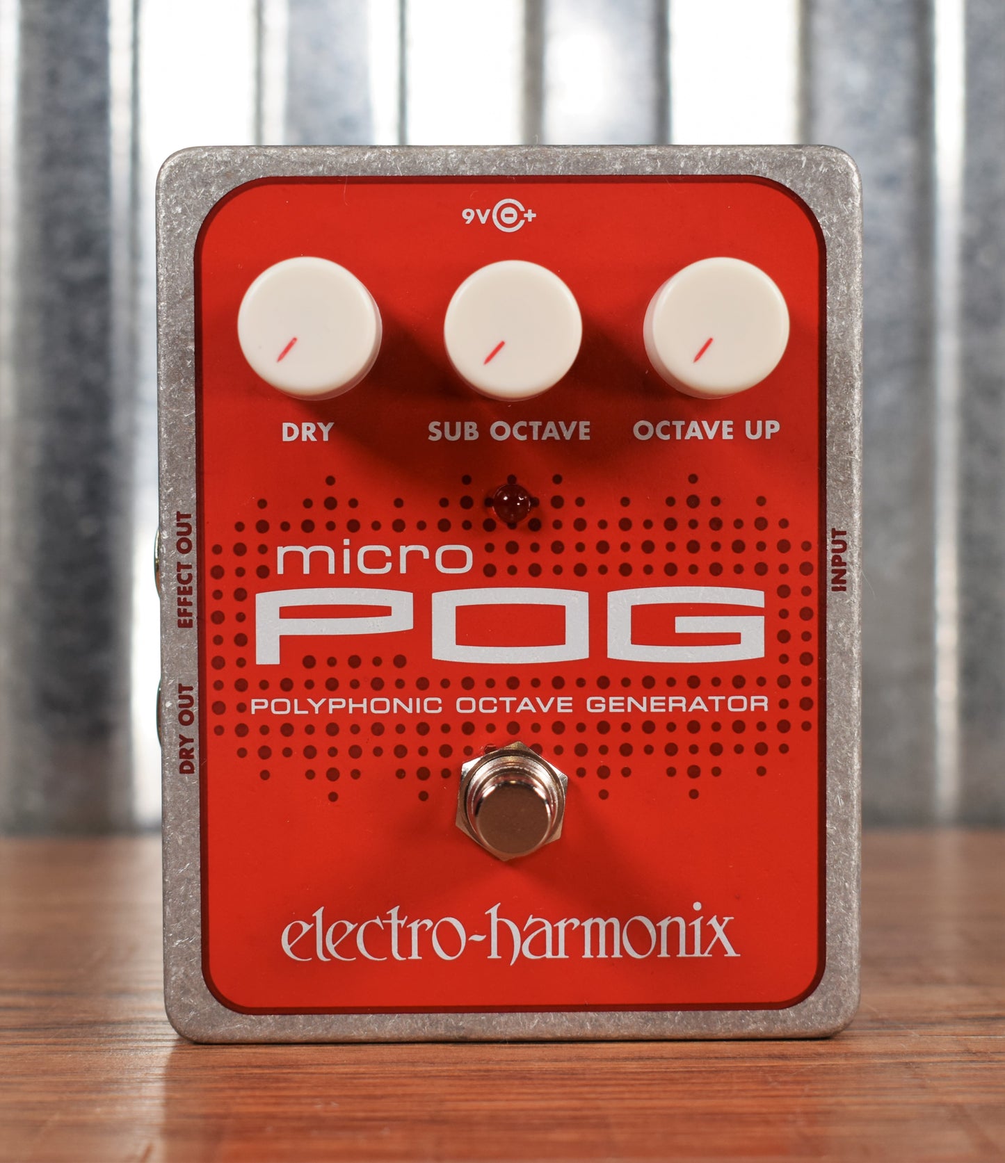 Electro-Harmonix Micro POG Polyphonic Octave Generator Guitar Bass Effects Pedal