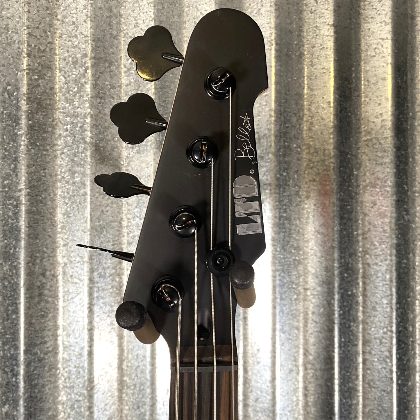 ESP LTD FBJ-400 Frank Bello 4 String Bass EMG PJ Black Satin #0324 Used