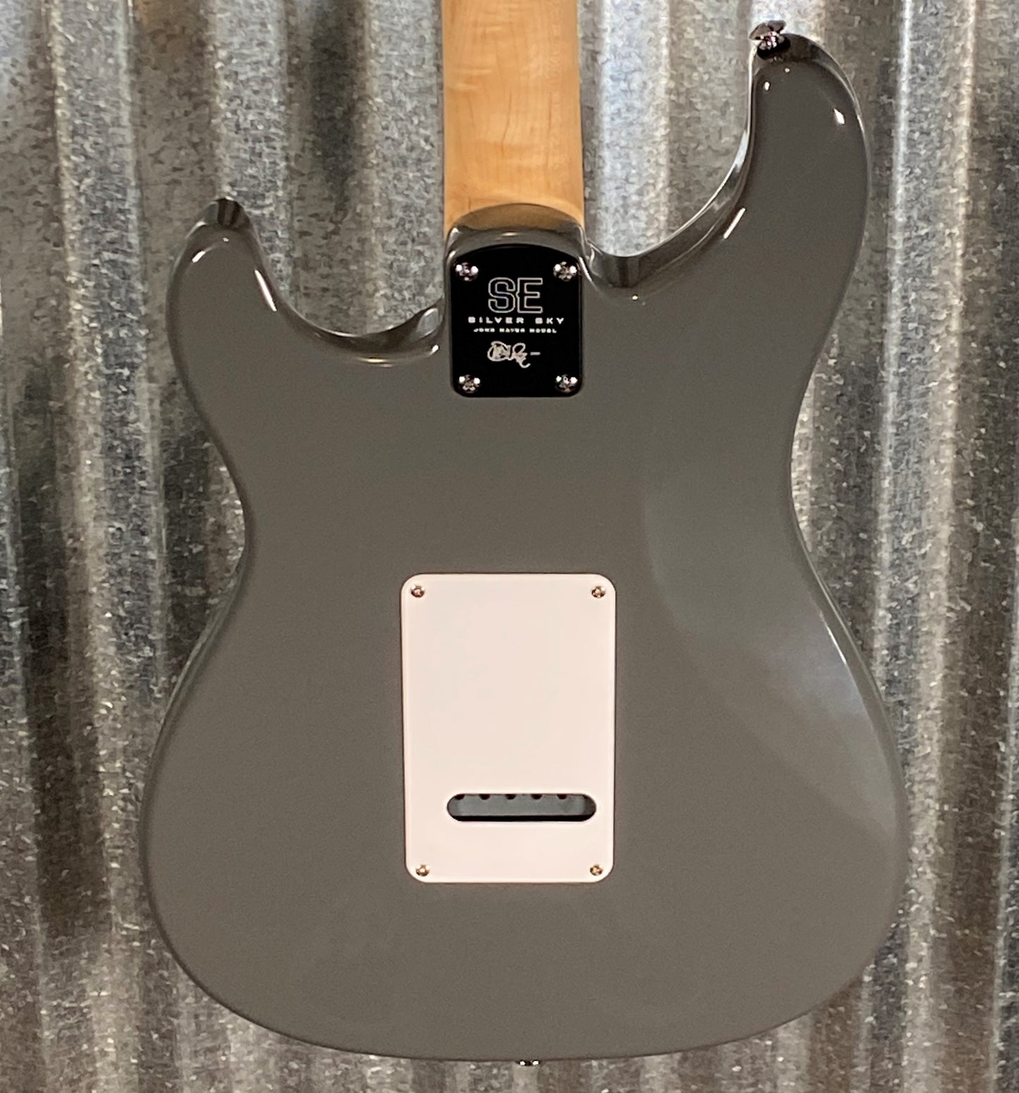 PRS Paul Reed Smith SE Sliver Sky John Mayer Overland Gray Maple Guitar & Bag #0396