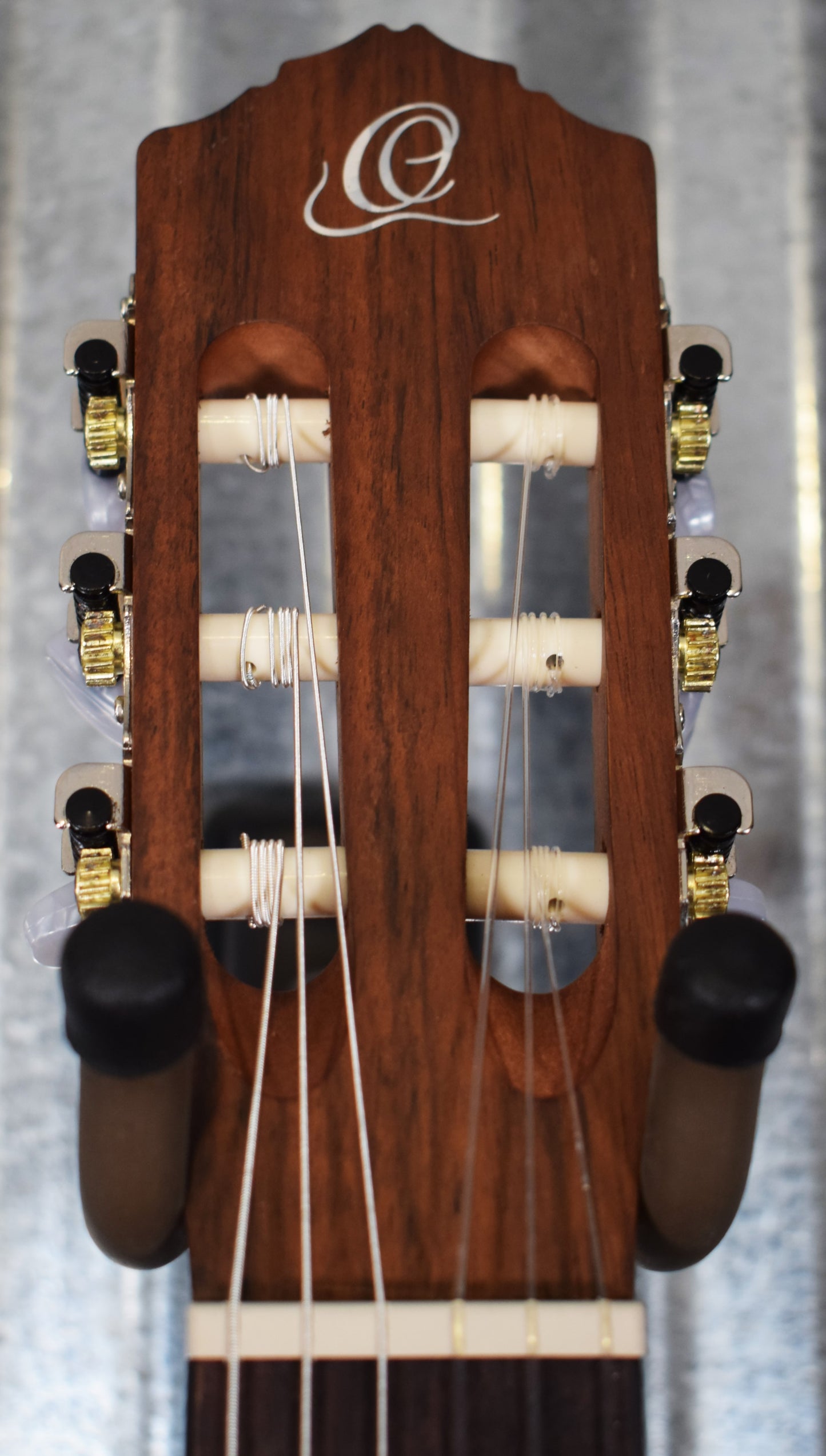 Ortega R55BFT Solid Top Nylon String Acoustic Guitar Bourbon Fade #0158