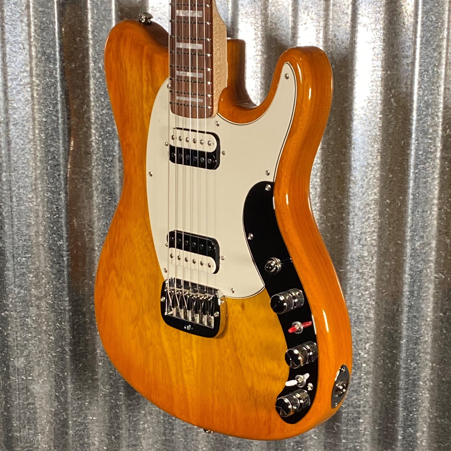 G&L USA CLF Research Espada HH Honeyburst Guitar & TKL Case #8087