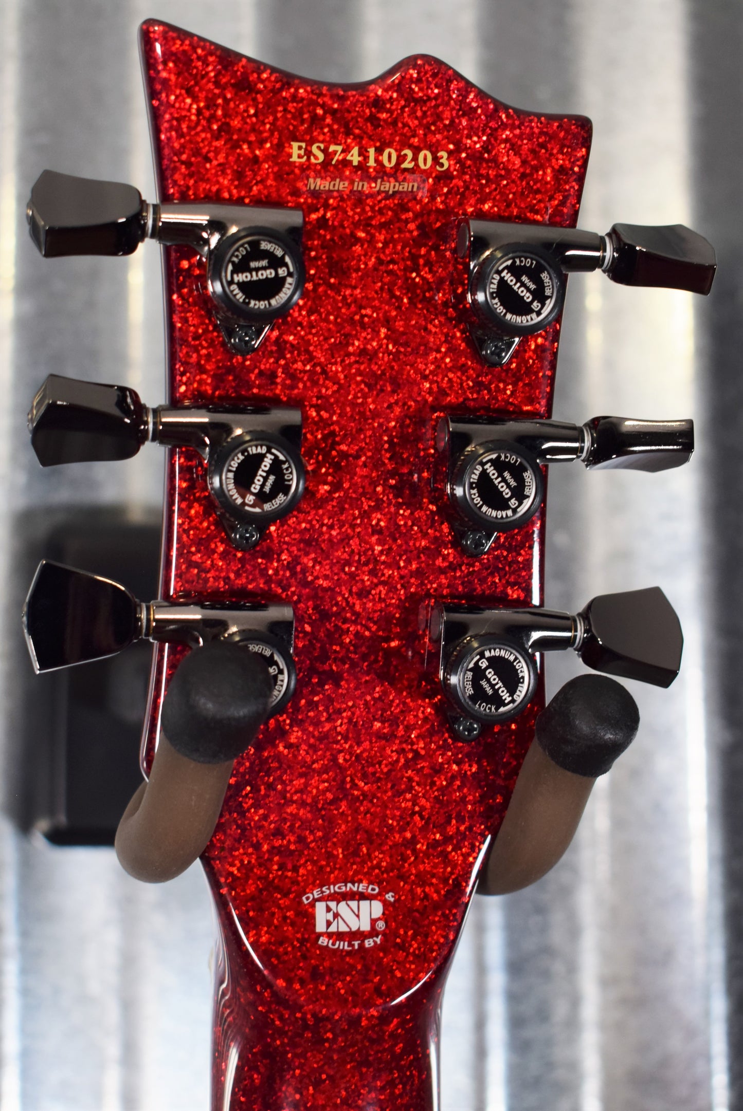 ESP E-II Eclipse DB Red Sparkle EMG Guitar & Case EIIECDBRSP Japan #ES7410203