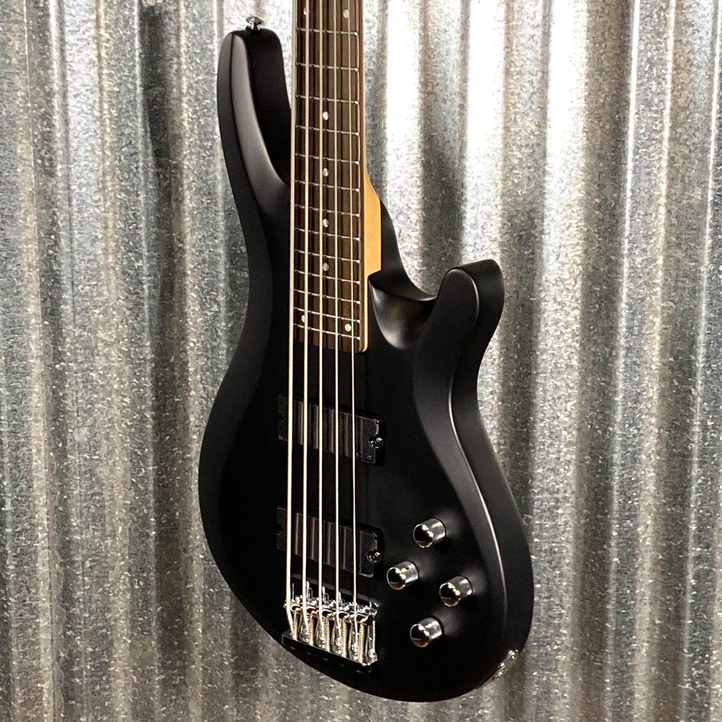 Schecter C-5 Deluxe 5 String Bass Satin Black #0913