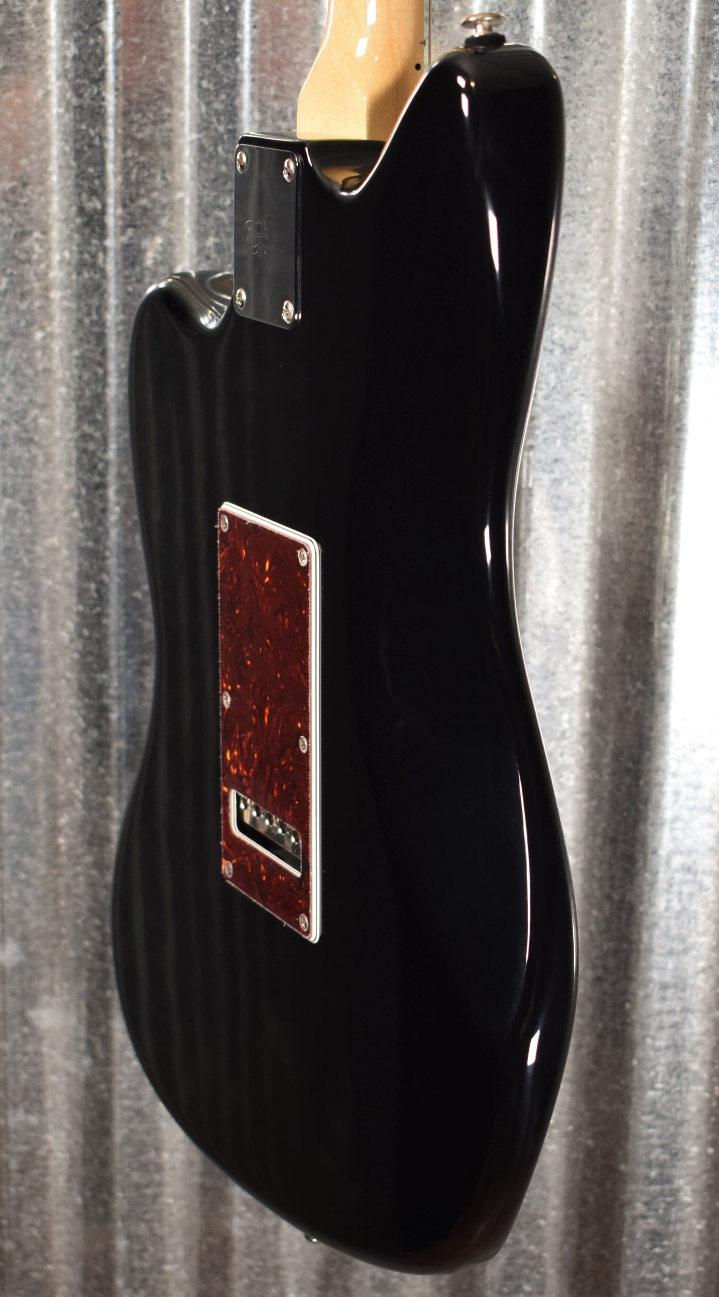 G&L USA Fullerton Deluxe Doheny HH Jet Black Guitar & Case #6170