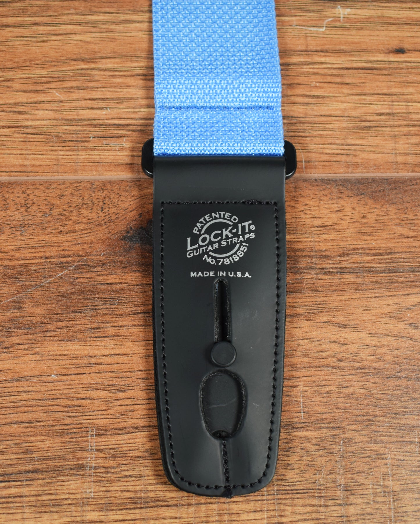 LOCK-IT Straps Polypro Series 2" Pacific Blue Poly Guitar Bass Strap 003 P2-PBLU