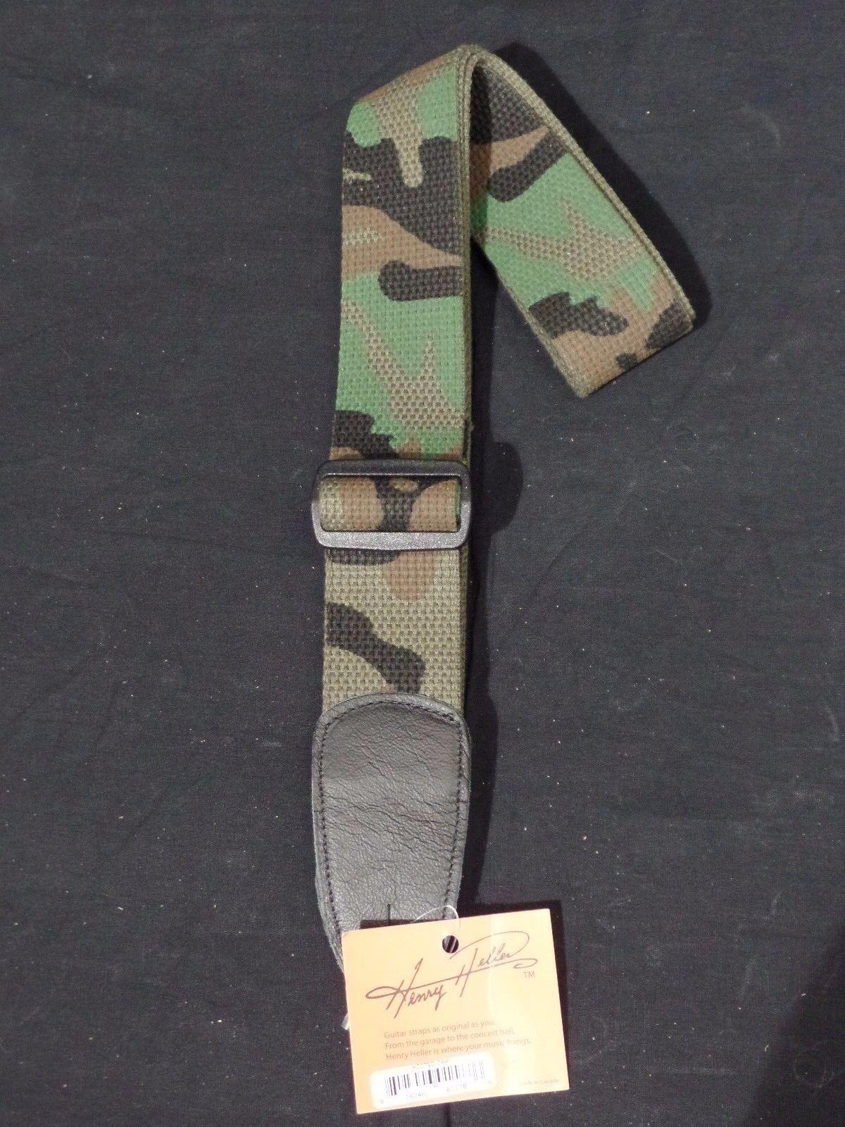 Henry Heller HCOT2D-CAM1 2" Camo Guitar Strap