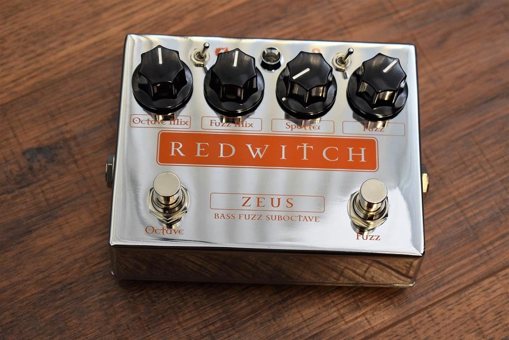 red witch pedal Red Witch Pedals Zeus Bass Fuzz Suboctave Effect Pedal