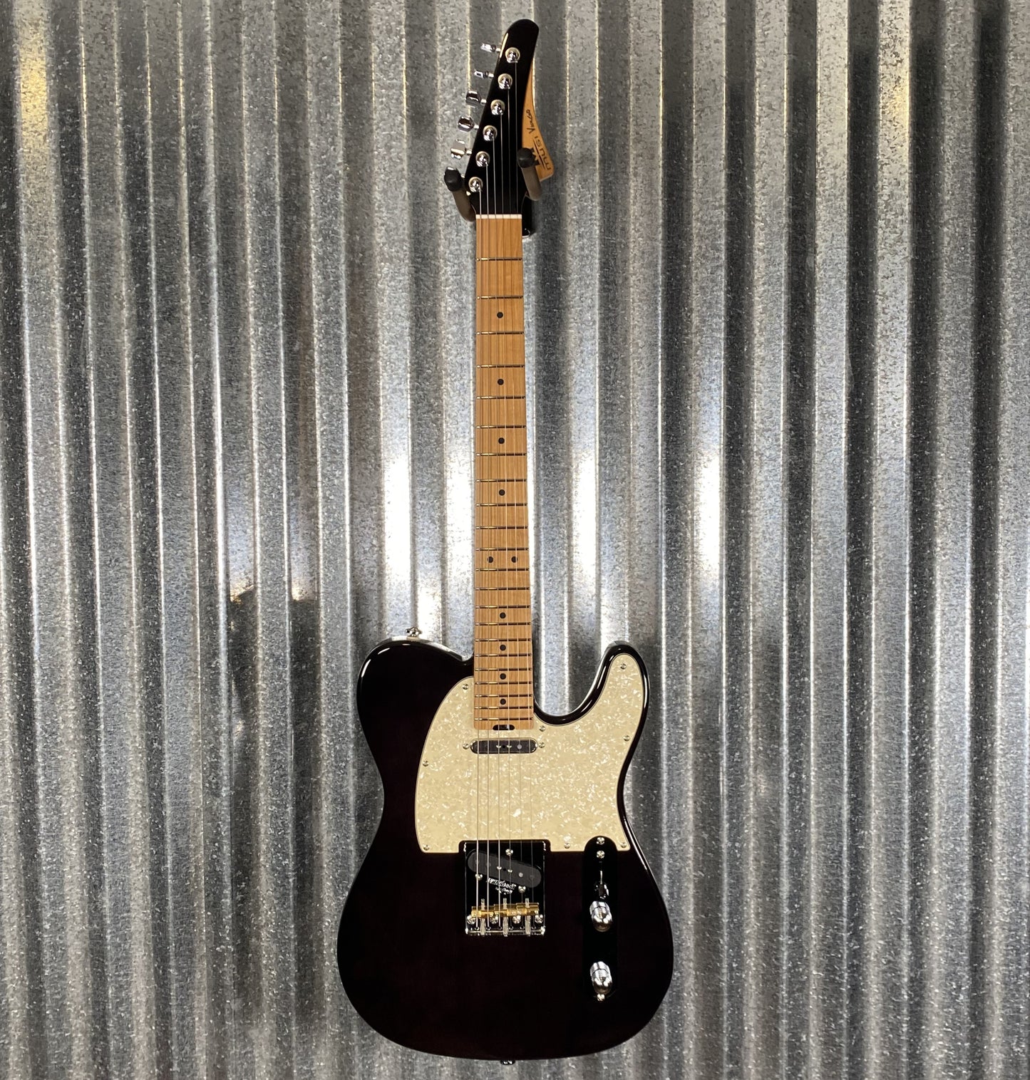 Musi Virgo Classic Telecaster Transparent Black Guitar #0267 Used