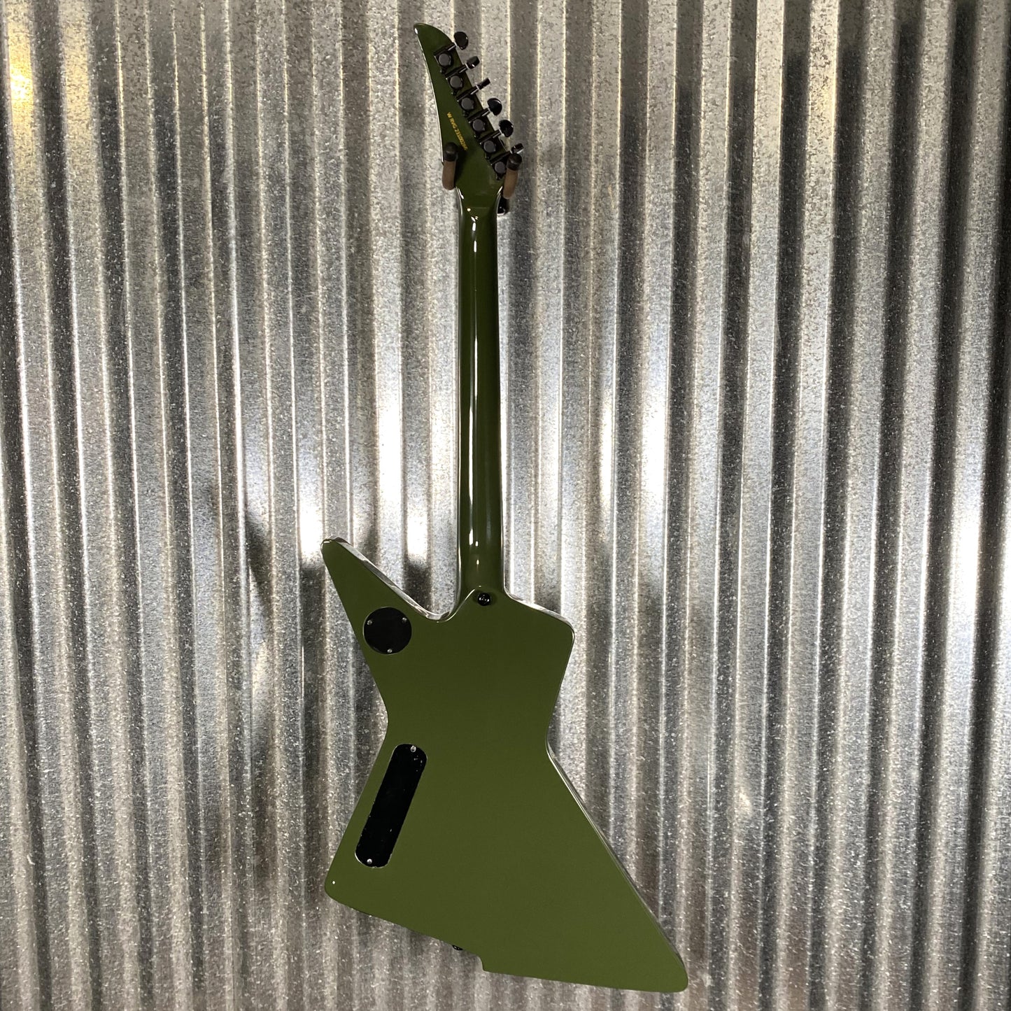 Westcreek Revenge Explorer Army Green Guitar #0266 Used