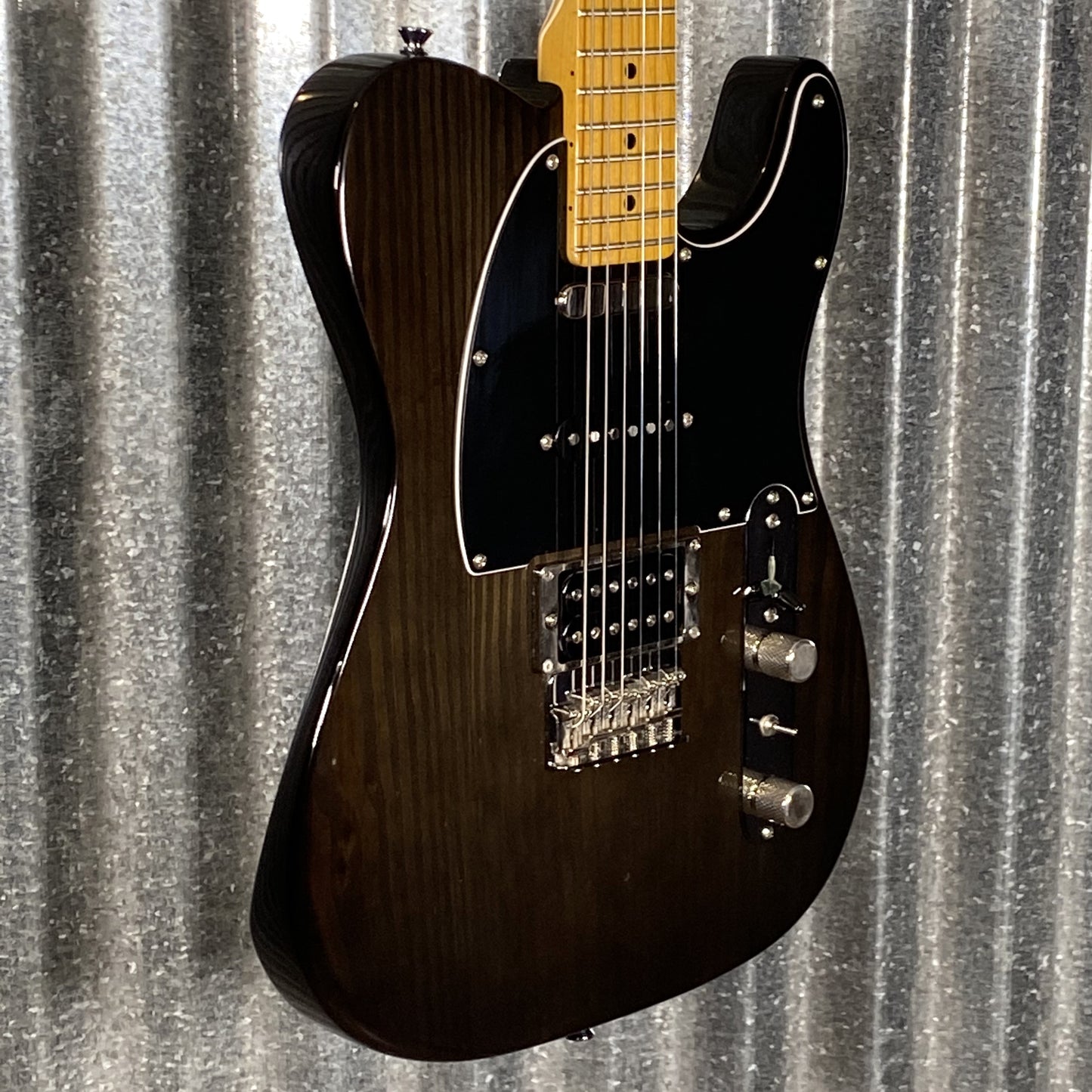 Fender Modern Player Telecaster Plus Charcoal Transparent Guitar #5204 Used