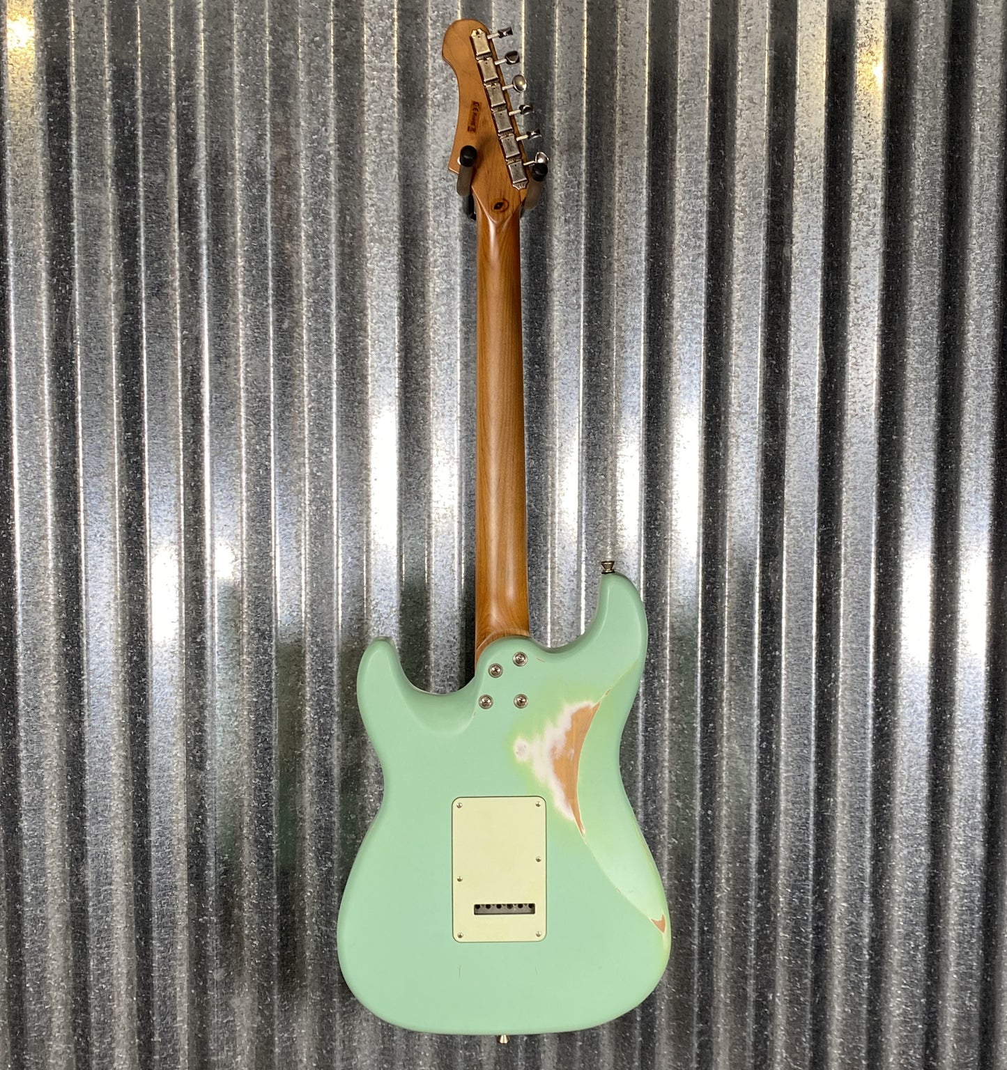 Jet JS400 RELIC SFG HSS Strat Style Guitar Seafoam Green Distressed #0007