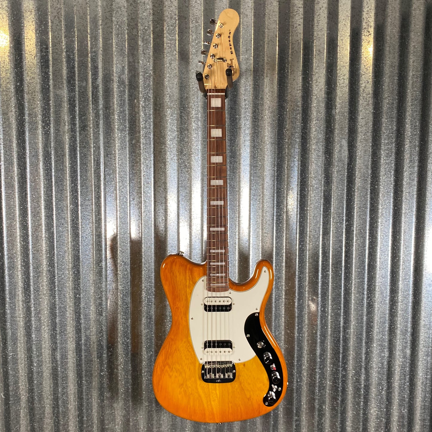 G&L USA CLF Research Espada HH Honeyburst Guitar & TKL Case #8087