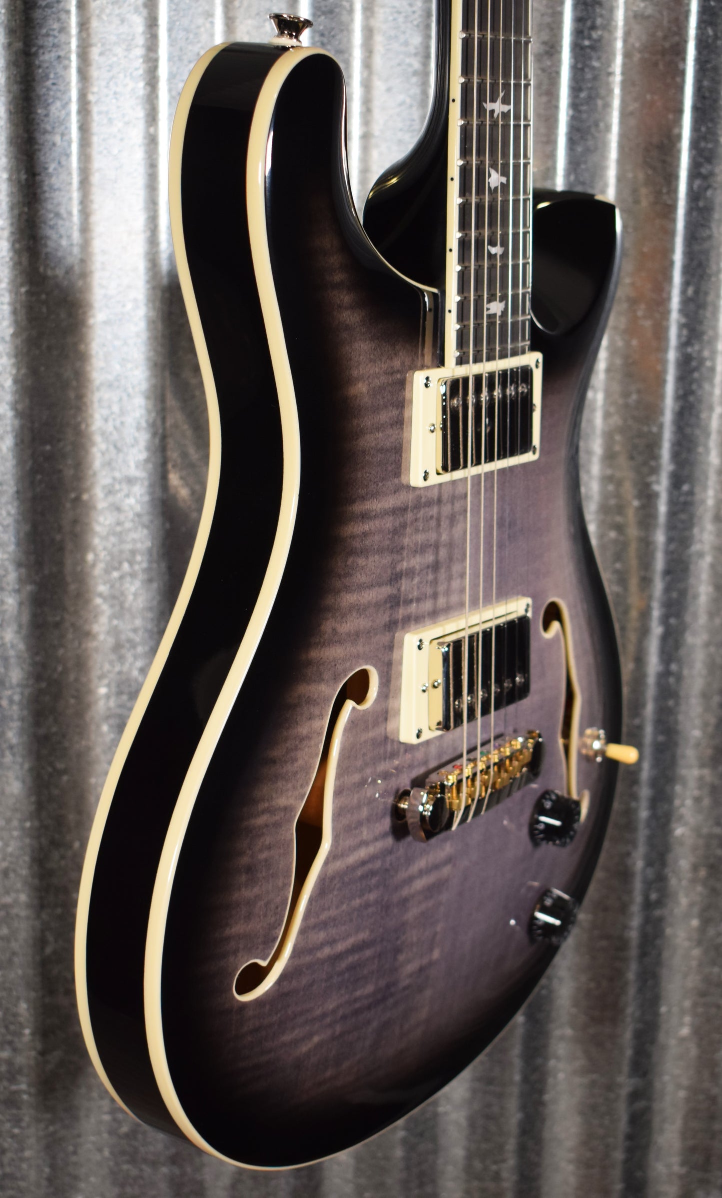 PRS Paul Reed Smith SE Hollowbody II Charcoal Burst Guitar & Case #9484