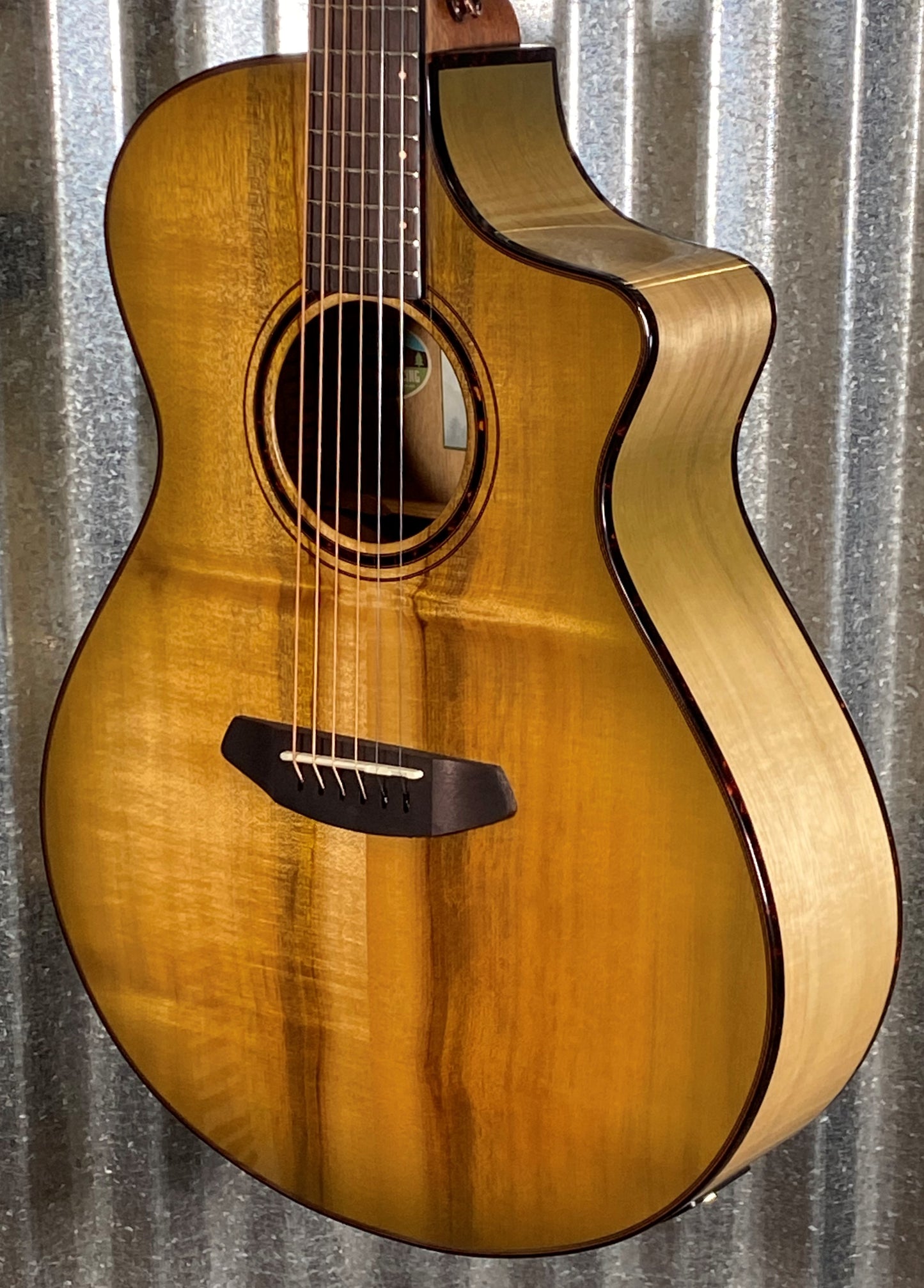 Breedlove Pursuit Exotic S Concert Sweetgrass CE Myrtlewood Acoustic Electric Guitar PSCN41CEMYMY #4518