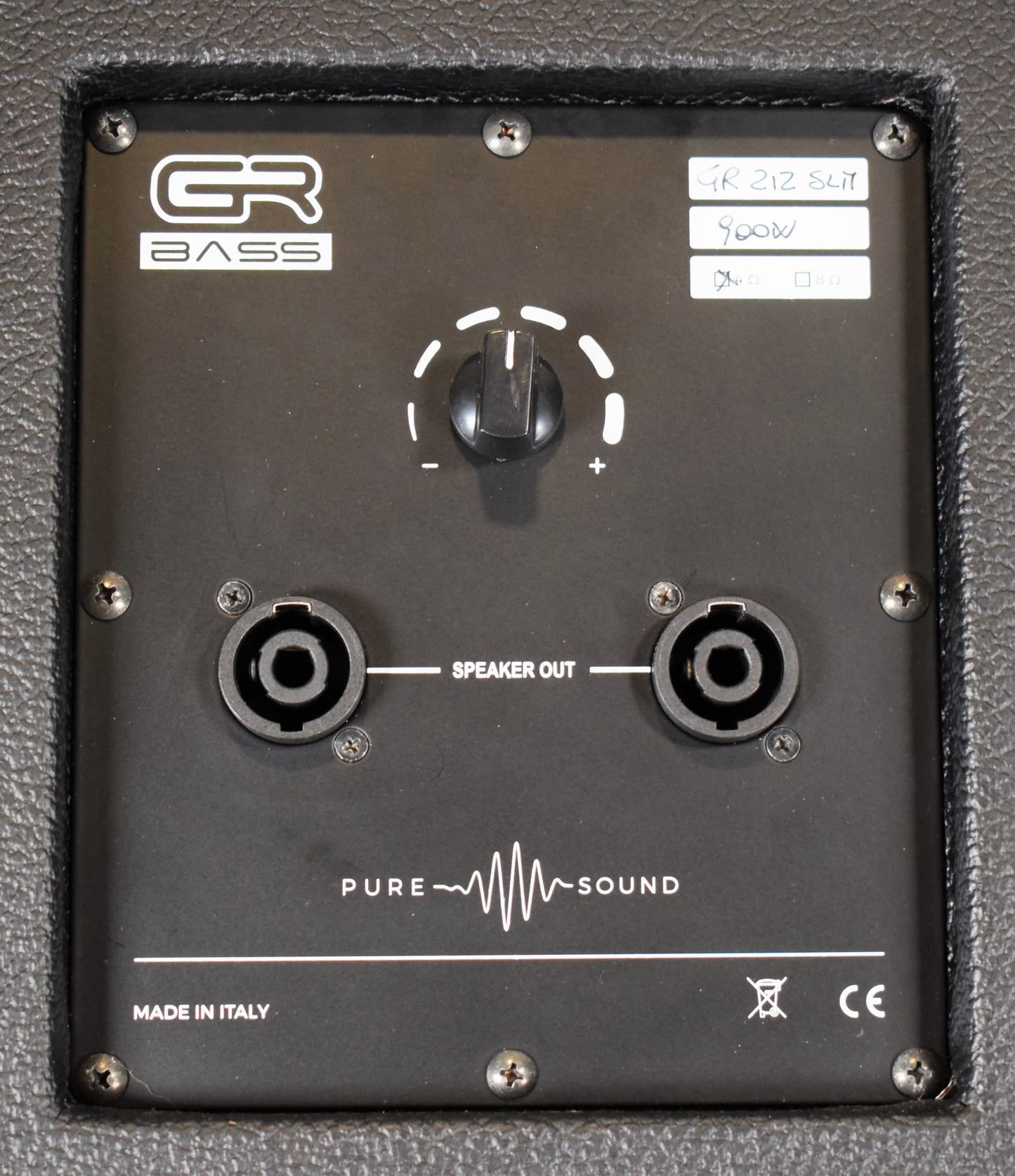 GR Bass GR212Slim 2x12" Compact Ultra Lightweight Bass Amplifier Speaker Cabinet Black 4 Ohm
