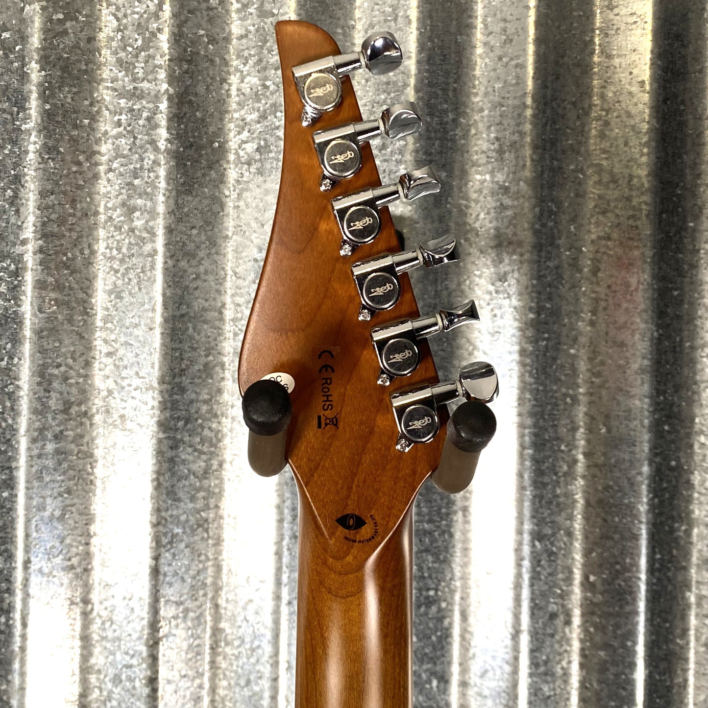 Jet JS850 Relic FR Strat Style Tremolo Guitar Distressed Red #0002