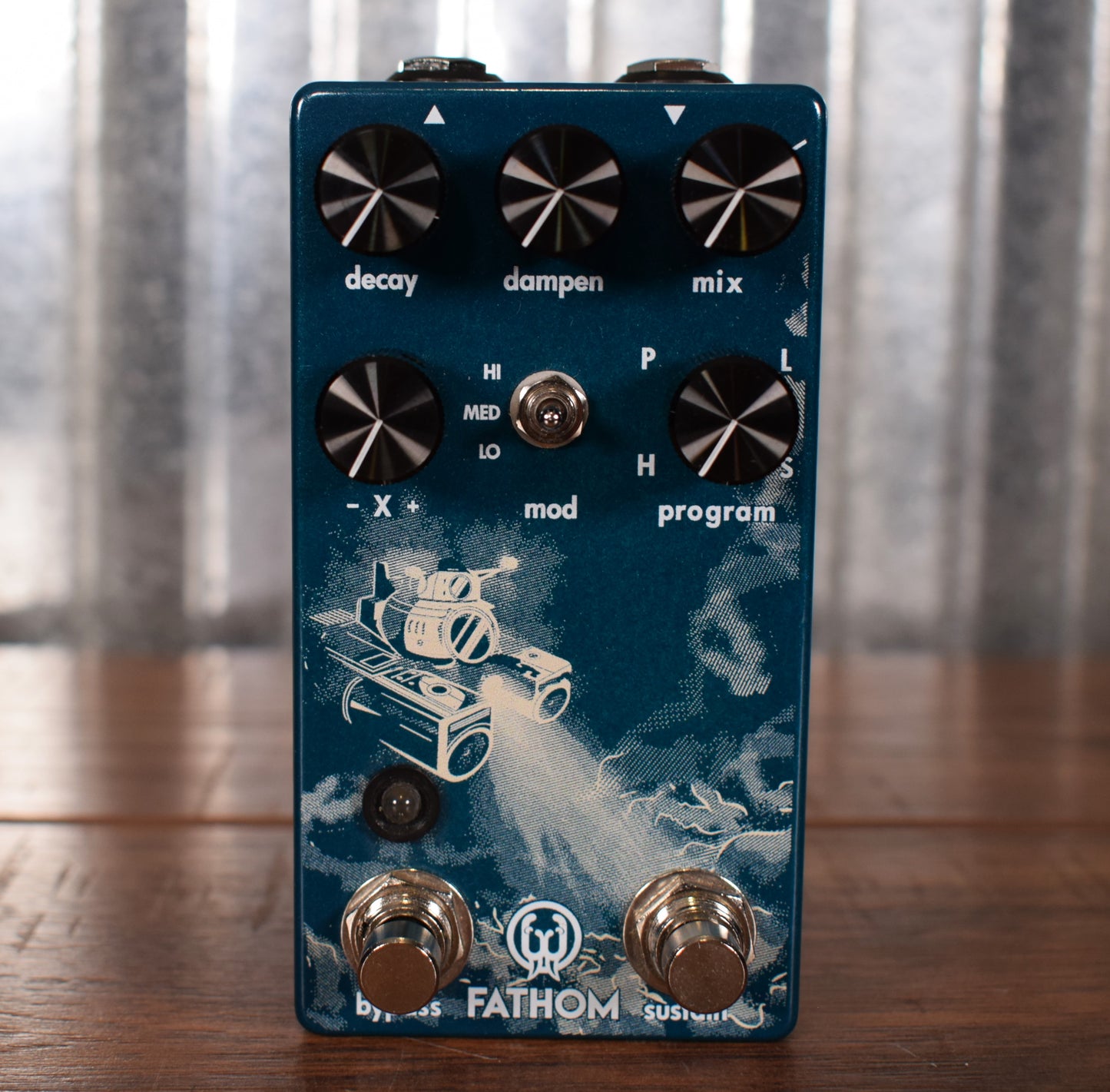 Walrus Audio Fathom Multi-Function Reverb Guitar Effect Pedal Used