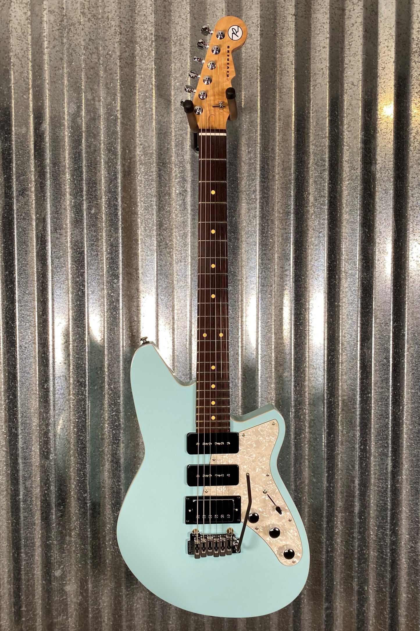 Reverend Six Gun HPP Chronic Blue Guitar #1725 B Stock