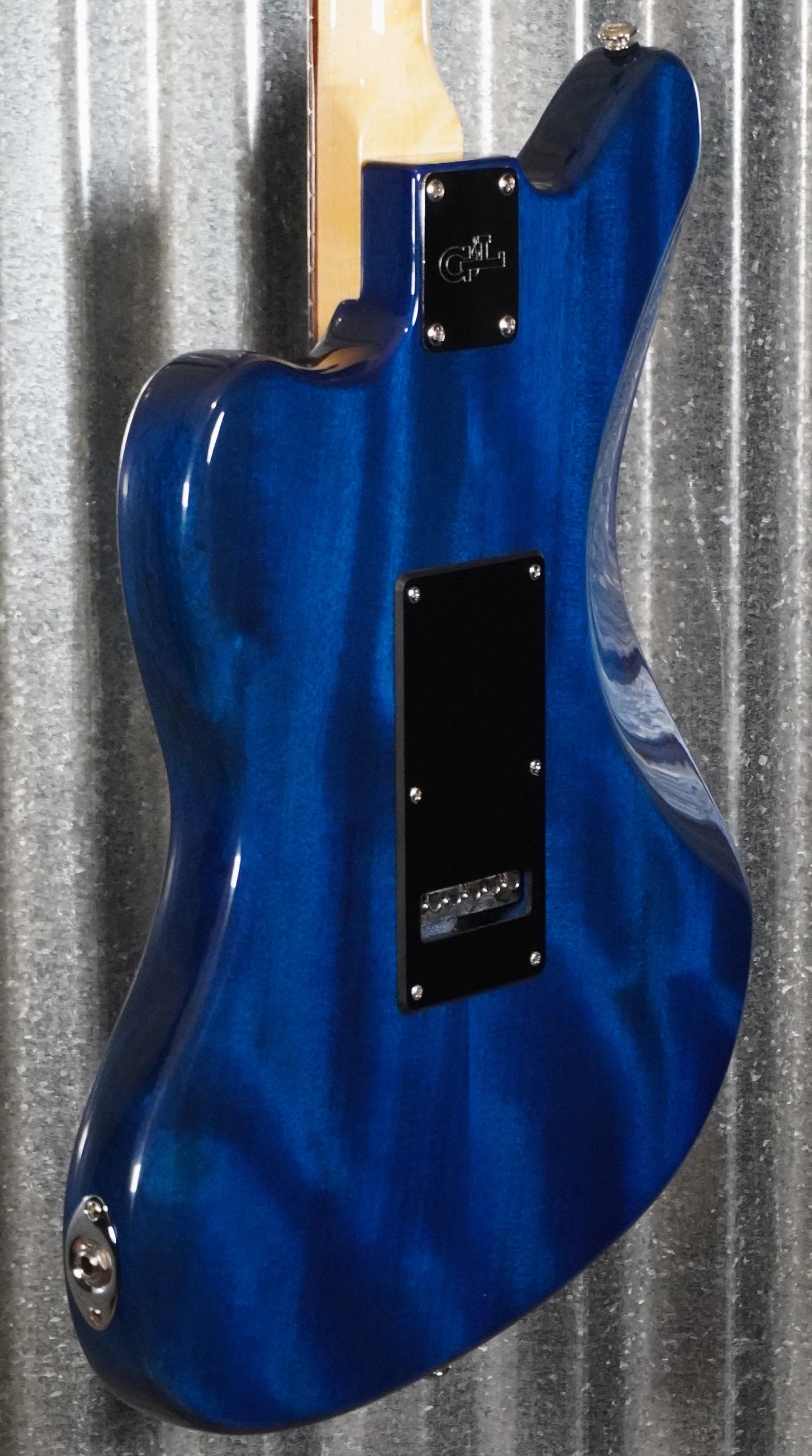 G&L USA CLF Doheny V12 Clear Blue Guitar & Case #6142 Demo