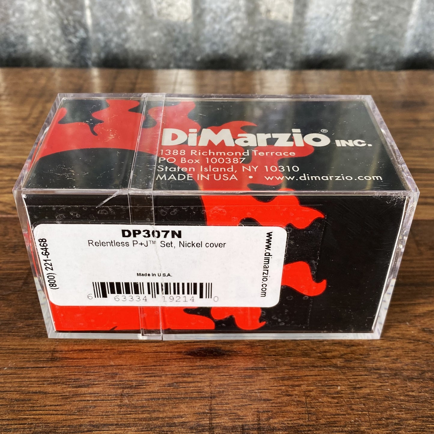 DiMarzio DP307N Billy Sheehan Relentless PJ Precision Jazz Bass Pickup Set Nickel