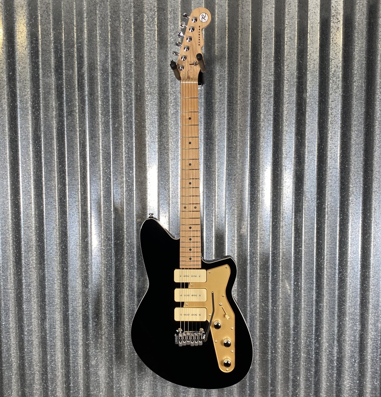 Reverend Jetstream 390 Midnight Black Guitar #56080