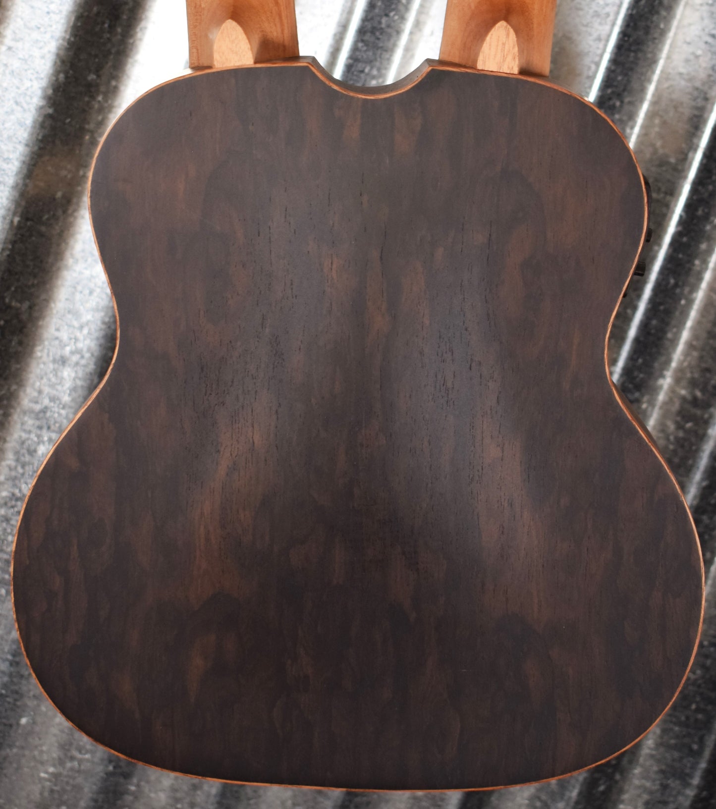 Ortega Hydra Dual Neck Acoustic Electric 8 & 4 String Tenor Ukulele Ziricote & Bag