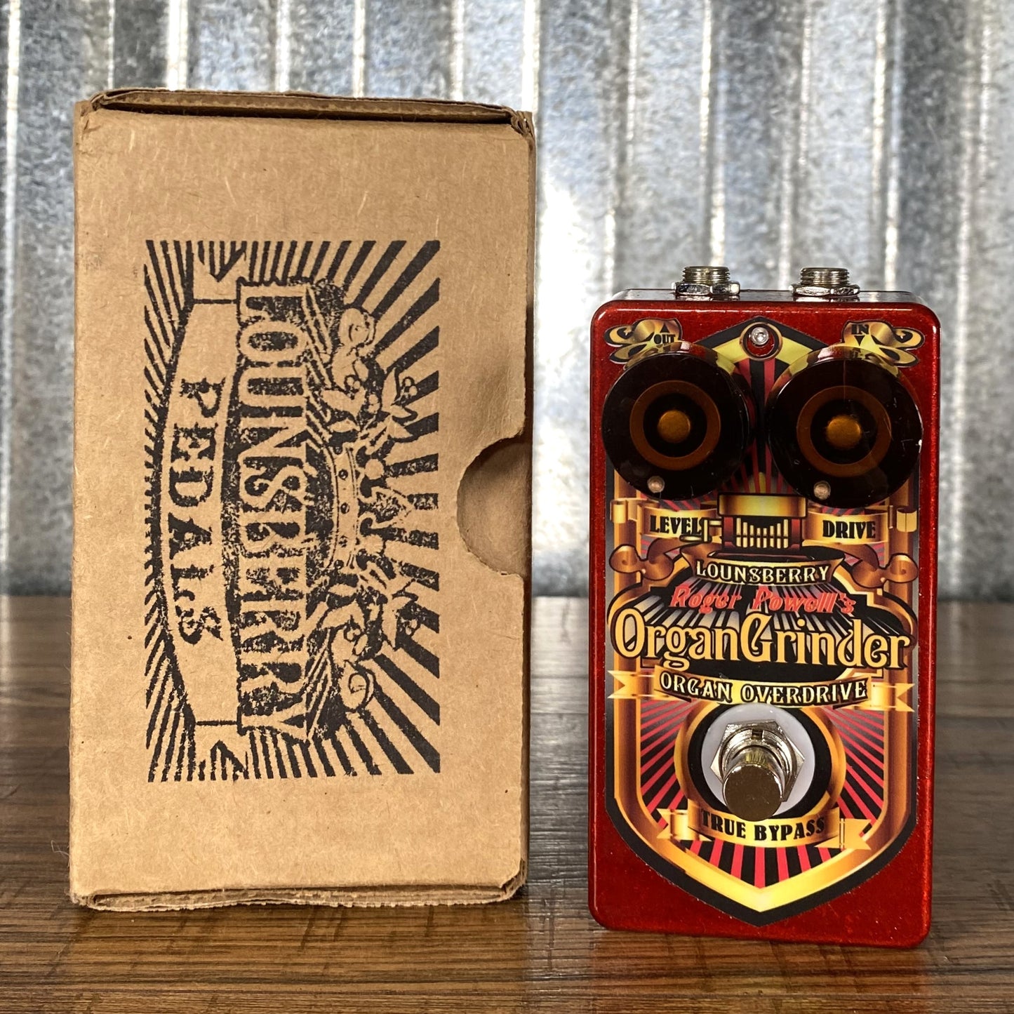 Lounsberry Pedals Roger Powell's Organ Grinder Overdrive Keyboard Guitar Effect Pedal Used